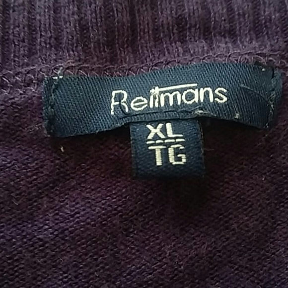 (3/$40) Purple V-neck Sweater - Picture 2 of 5